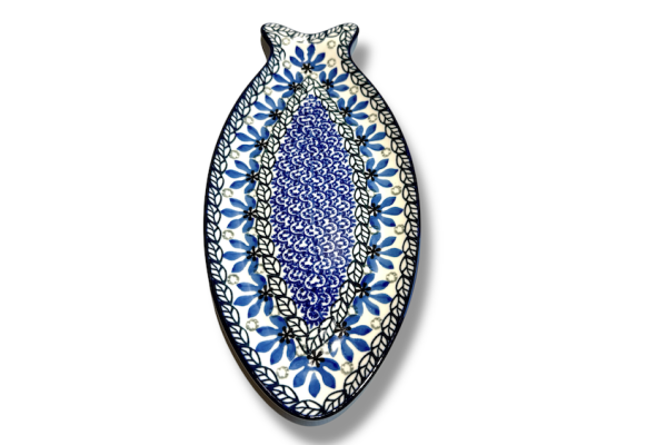 E19 Bunzlau middel groot Visbord 30x14cm 1061X Serveerschalen E19 Bunzlau middel groot Visbord 30x14cm 1061X Serveerschalen